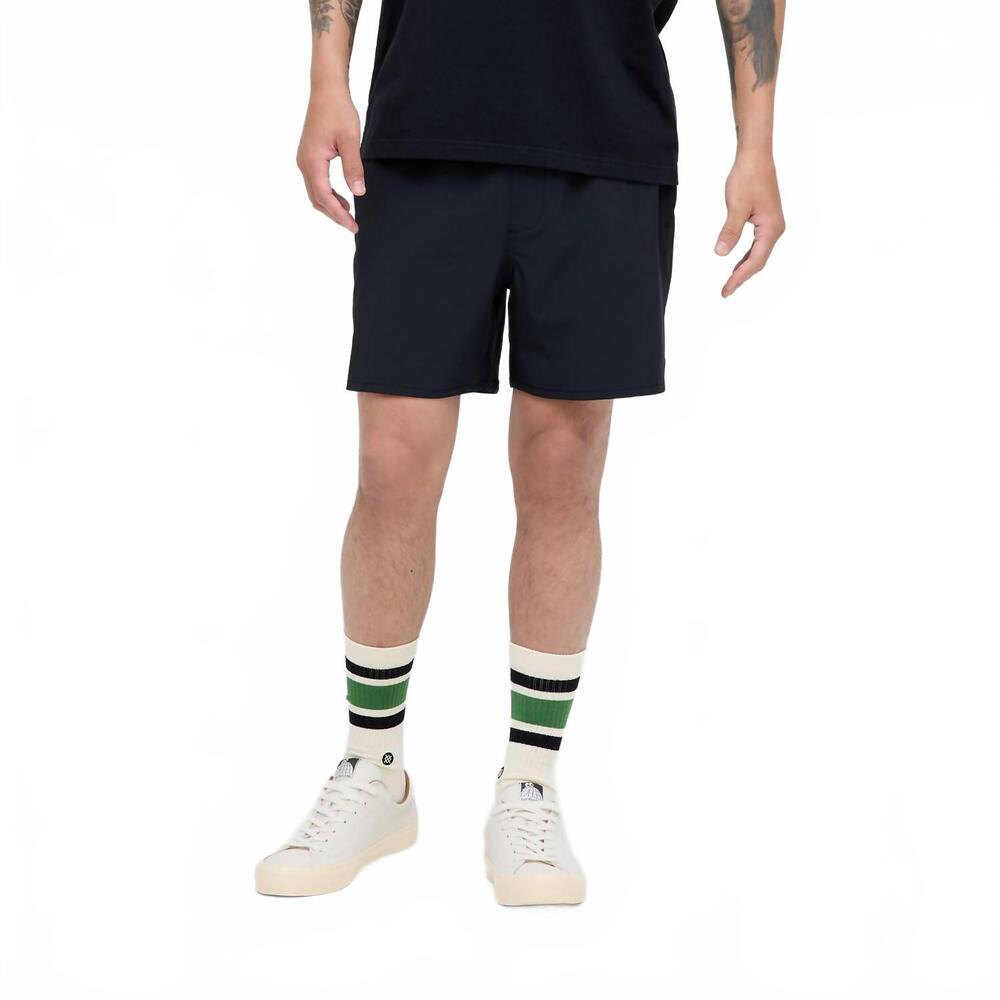 NEW STANCE complex hybrid short 5'' in black